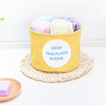Storage Box   Cotton Linen  Desktop  Modern  Containers  Basket   For  Bathroom  Toy  Fashion  Organizer Case    Boxes  18MAR13