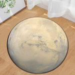 Nordic trend round suede carpet living room bedroom mat Planet earth moon rug bath fashion 60/80/100/60/40m