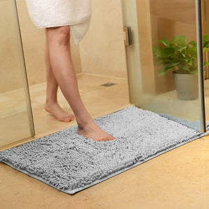 Fashion Floor Bath Mat Water Absorption Shaggy Kitchen Rug Door Way Feet Mat Anti-slip Strip Door Floor Mat Kitchen Carpet