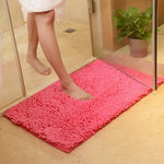 Fashion Floor Bath Mat Water Absorption Shaggy Kitchen Rug Door Way Feet Mat Anti-slip Strip Door Floor Mat Kitchen Carpet