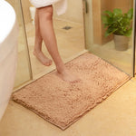 Fashion Floor Bath Mat Water Absorption Shaggy Kitchen Rug Door Way Feet Mat Anti-slip Strip Door Floor Mat Kitchen Carpet