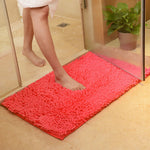 Fashion Floor Bath Mat Water Absorption Shaggy Kitchen Rug Door Way Feet Mat Anti-slip Strip Door Floor Mat Kitchen Carpet