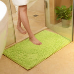 Fashion Floor Bath Mat Water Absorption Shaggy Kitchen Rug Door Way Feet Mat Anti-slip Strip Door Floor Mat Kitchen Carpet